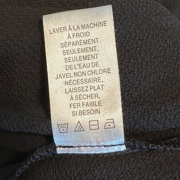 Coldwater Creek Womens Black Lightweight Crepe Drawstring Pants Size 10 - Picture 9 of 10